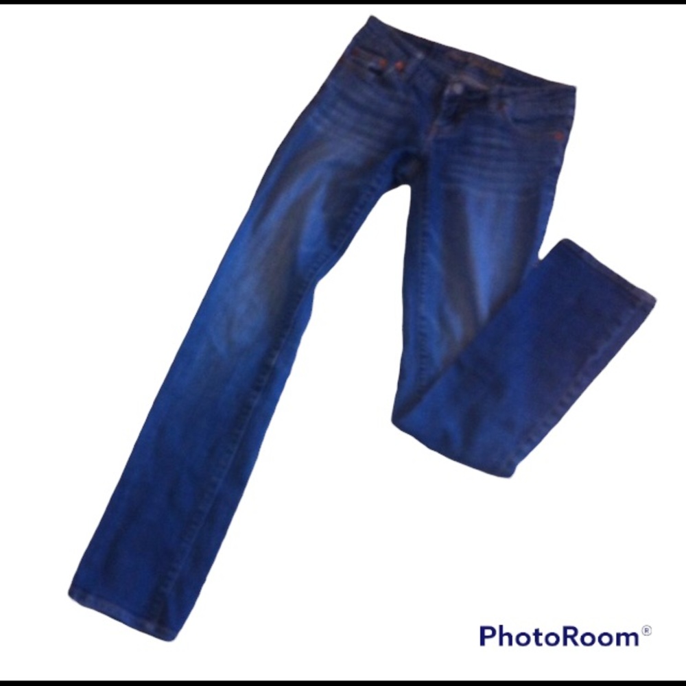 AMERICAN EAGLE Stone Wash Straight Leg Jeans